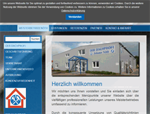 Tablet Screenshot of noeth-dachprofi.de